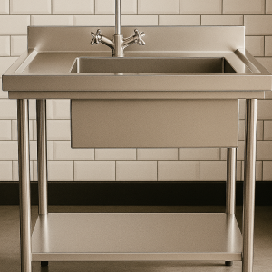 Pia Industrial em Aço Inox