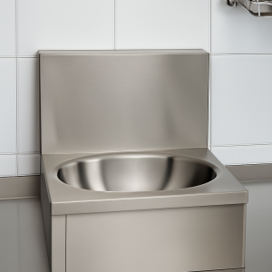 Lava-mãos inox mecânico