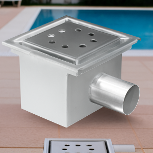 Caixa Sinfonada 165mm Saída Lateral Aço Inox 304L